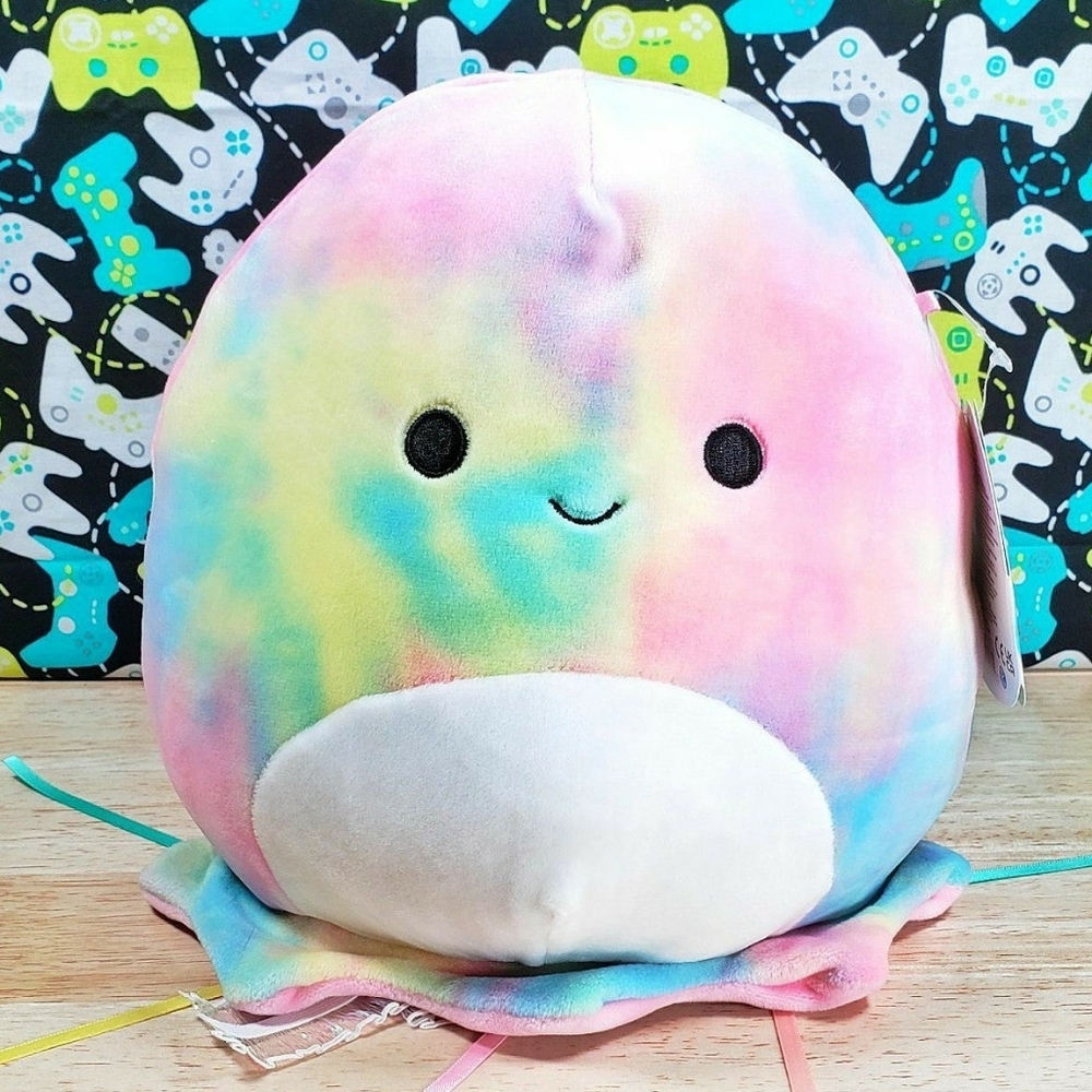 Squishmallow Janet the Jellyfish 8" UltraSoft Stuffed Sealife Plush Toy NWT